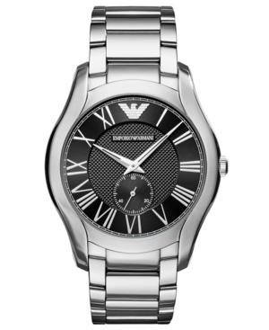 Emporio Armani Men's Chronograph Valente Stainless Steel Bracelet Watch 43mm