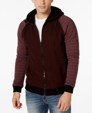 Hurley Powerplant Patternblocked Faux-sherpa Lined Fleece Hoodie