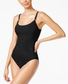 Calvin Klein Pintucked One-piece Swimsuit Women's Swimsuit