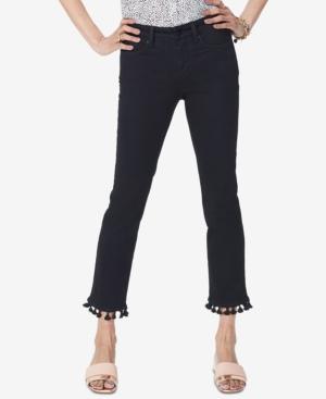 Nydj Sheri Tummy-control Tasseled-hem Jeans