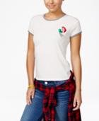 Disney Juniors' Little Mermaid Patch Graphic Ringer Tee
