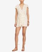Denim & Supply Ralph Lauren Floral-print Faux-wrap Romper