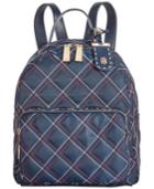 Tommy Hilfiger Julia Triple Quilted Nylon Dome Small Backpack