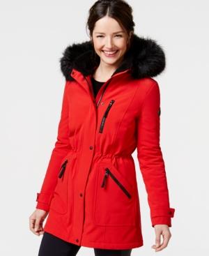 Calvin Klein Faux-fur-trim Hooded Anorak