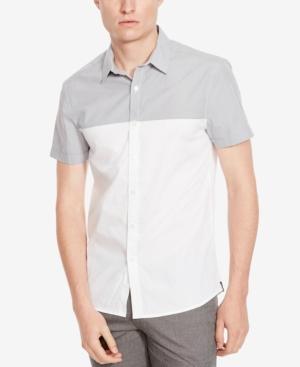 Kenneth Cole New York Men's Colorblocked Short-sleeve Shirt