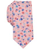 Bar Iii Men's Tearose Floral Slim Tie, Only At Macy's