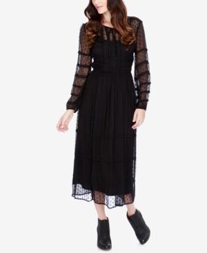 Lucky Brand Polka-dot-print Chiffon Dress