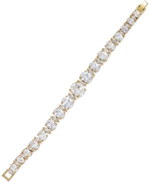 Kate Spade New York Gold-tone Chantilly Gems Crystal Tennis Bracelet