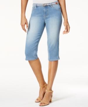 Lee Platinum Belted Capri Jeans