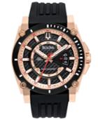 Bulova Watch, Men's Precisionist Black Silicone Strap 47mm 98b152