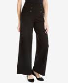 Max Studio London Ponte-knit Sailor Pants, Created For Macy's