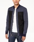 Calvin Klein Men's Textured Colorblocked Full-zip Jacket