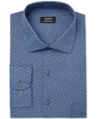 Alfani Men's Classic/regular Fit Performance Print Dress Shirt, Created For Macy's