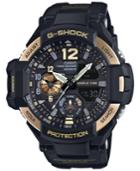 G-shock Men's Analog-digital Gravitymaster Black Strap Watch 50x52mm Ga1100-9g