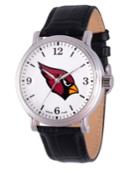 Gametime Nfl Arizona Cardinals Men's Shiny Silver Vintage Alloy Watch