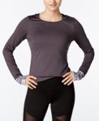 Jessica Simpson The Warm Up Juniors' Open-back Compression Top