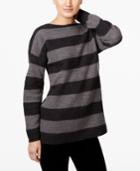 Eileen Fisher Striped Wool Sweater