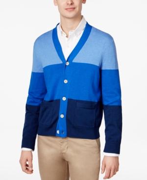 Brooks Brothers Red Fleece Men's Colorblocked Cotton Cardigan