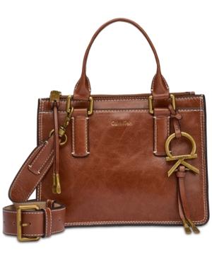Calvin Klein Brynn Leather Crossbody