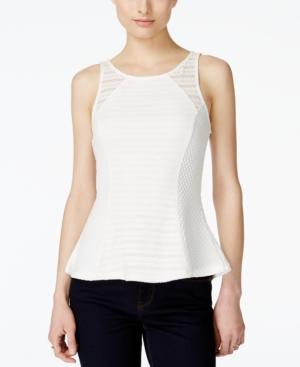 Marilyn Monroe Juniors' Sleeveless Peplum Top