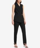 Dkny Asymmetrical One-button Vest