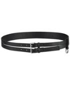 Calvin Klein Double-harness Buckle & Ring Leather Belt