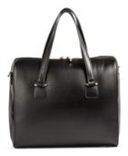 Celine Dion Collection Leather Triad Large Satchel