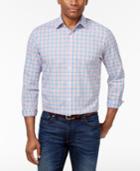Club Room Men's Norwood Plaid Cotton Shirt, Only At Macy's