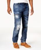 Heritage America Men's Indigo Ripped Jeans