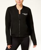 Material Girl Active Juniors' Graphic Bomber Jacket, Created For Macy's