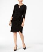 Thalia Sodi Faux-wrap Dress, Created For Macy's