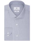 Ryan Seacrest Slim-fit Non-iron Blue Denim Dobby Dot Dress Shirt, Only At Macy's