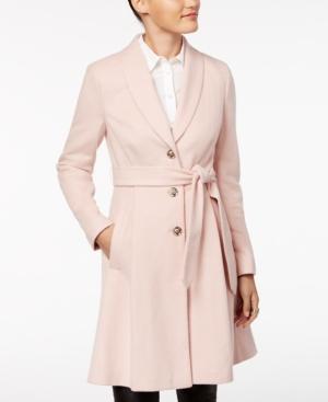 Ivanka Trump Belted Wool-blend Walker Coat