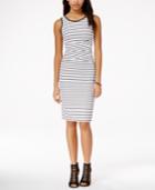 Xoxo Juniors' Crisscross Striped Sheath Dress
