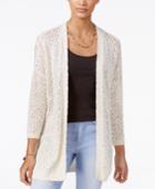 American Rag Cotton Open-front Cardigan, Only At Macy's