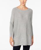 Style & Co Ribbed Cable-knit Sweater, Only At Macy's