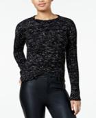 One Hart Juniors' Marled High-low Sweater, Created For Macy's