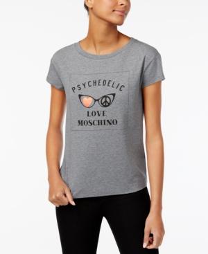 Love Moschino Psychedelic Graphic T-shirt