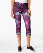 Ideology Supernova Printed Capri Leggings, Only At Macy's