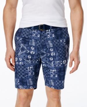 American Rag Men's Tie-dye Patchwork Print Shorts, Only At Macy's