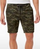 American Rag Men's Stretch Camo Twill Drawstring Jogger Shorts, Created For Macy's