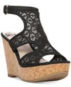 Fergalicious Kendra Platform Wedge Sandals Women's Shoes