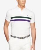 Polo Ralph Lauren Men's Wimbledon Custom-fit Striped Polo