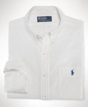 Polo Ralph Lauren Shirt, Custom Fit Long Sleeved Patch Pocket Oxford Shirt