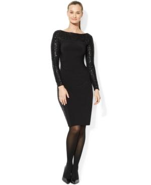 American Living Sequin-paneled Dress