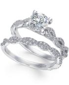 X3 Certified Diamond Engagement Ring Set (1-3/8 Ct. T.w.) In 18k White Gold