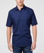 Tasso Elba Men's Dot-print Shirt, Only At Macy's