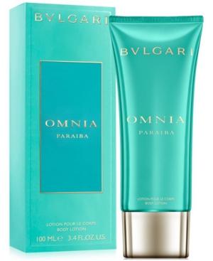 Bvlgari Omnia Paraiba Body Lotion, 3.4 Oz