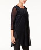 Alfani Embellished Tunic, Created For Macy's