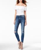Dl 1961 High-rise Ripped Skinny Jeans